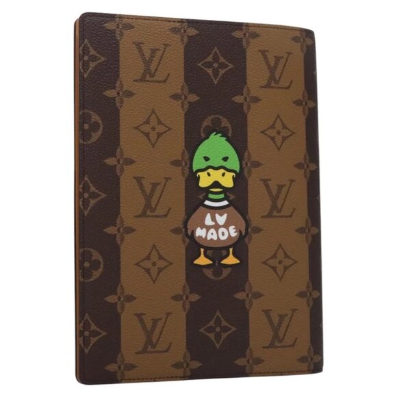 LOUIS VUITTON Monogram Stripe NIGO Quverture Carnet Cover - Picture 1 of 15